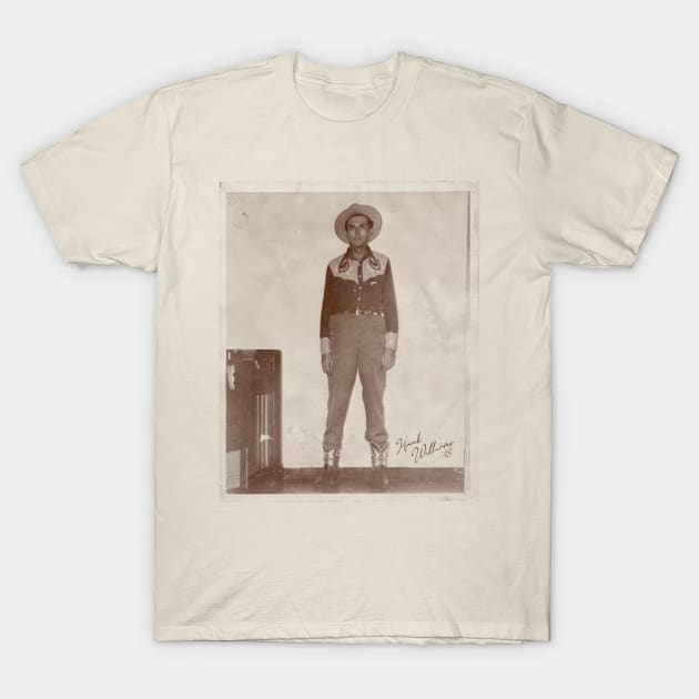 Hank Williams I Saw The Light Tribute T-Shirt by darklordpug